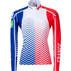 Online Combinaison Nordique Haut Ski Team Stratum Jersey FFS Femme Training|Training
