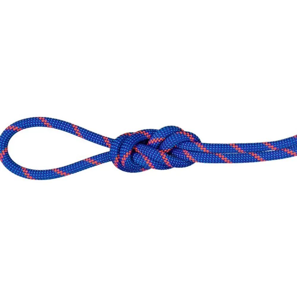 Corde<Mammut Corde 7.5 Alpine Sender Dry Rope Blue Safety Orange