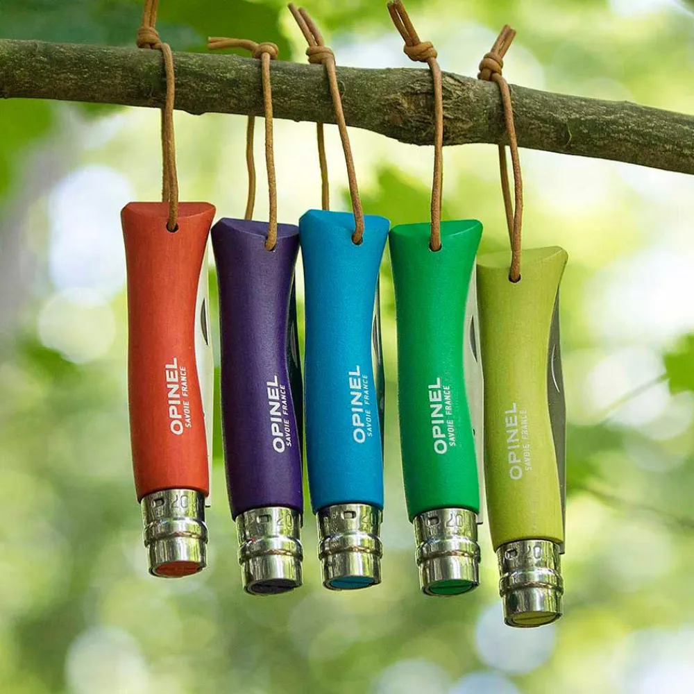 New Couteaux N°07 Baroudeur Violet Vaisselle Camping
