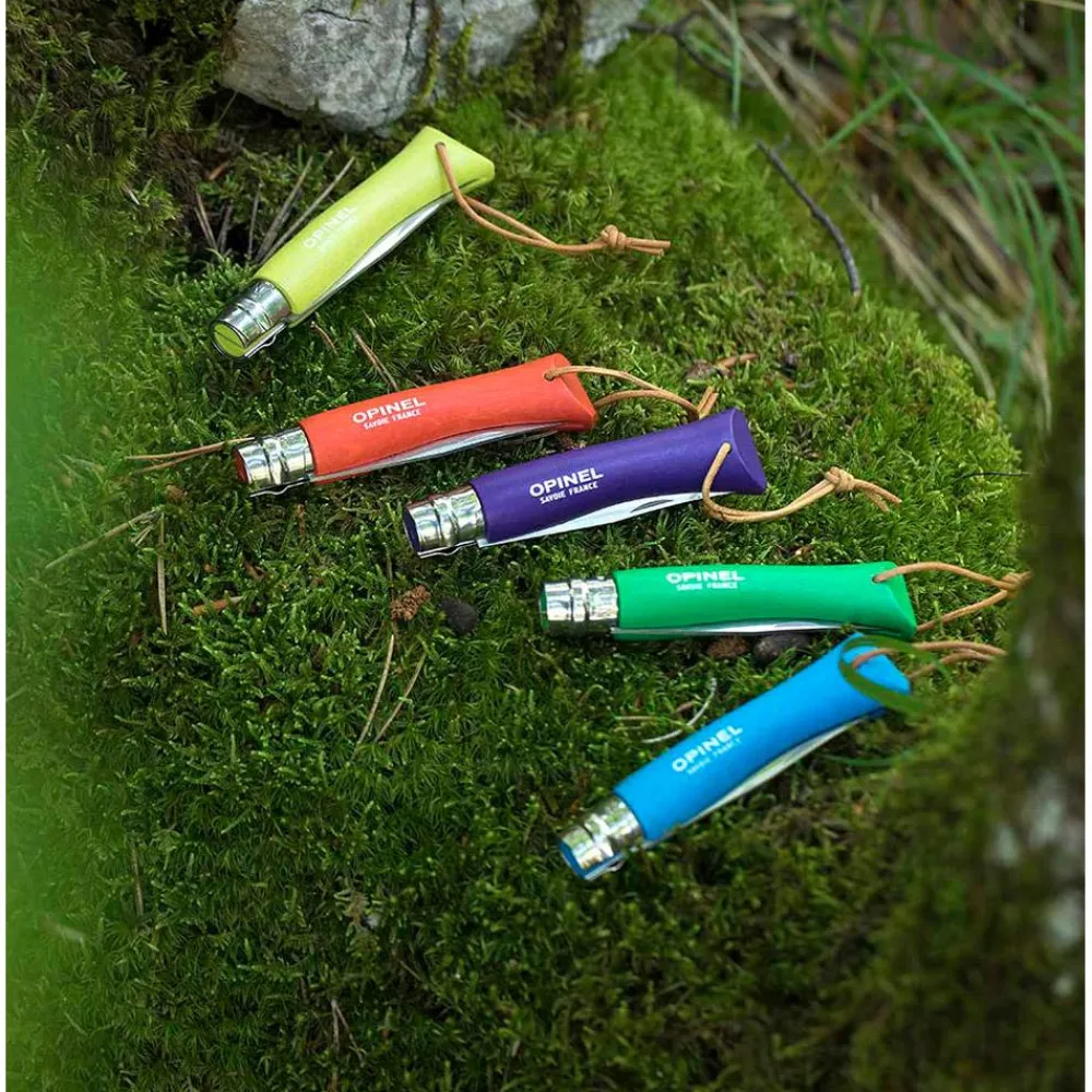 New Couteaux N°07 Baroudeur Violet Vaisselle Camping