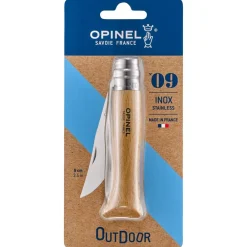 Vaisselle Camping<Opinel Couteaux N°9 VRI Blister Hêtre Inox