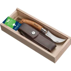 Hot Couteaux Plumier Champignons 8 Vri + Etui Brown Vaisselle Camping