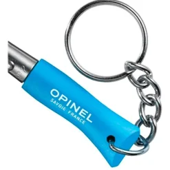 Discount Couteaux Porte-Clés N°2 Bleu Cyan Inox Vaisselle Camping
