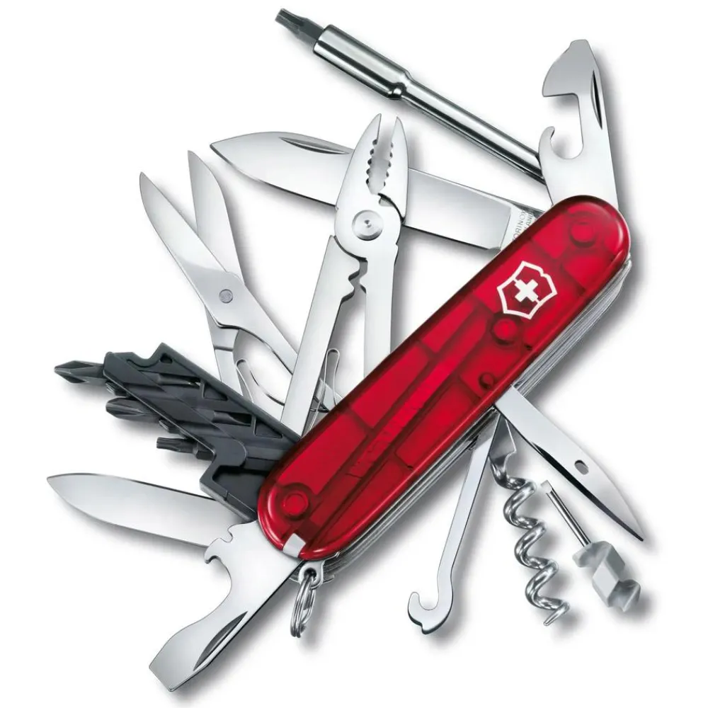 Vaisselle Camping<Victorinox Couteaux Cyber Tool M Red Translucide