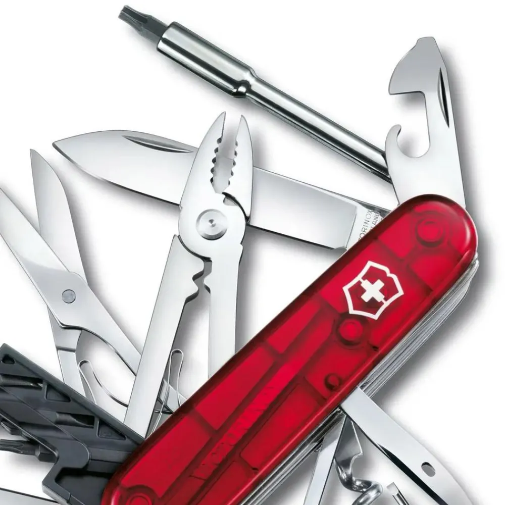 Vaisselle Camping<Victorinox Couteaux Cyber Tool M Red Translucide