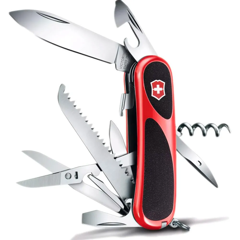 Online Couteaux Evolution S17 Grip Red Vaisselle Camping