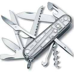 Vaisselle Camping<Victorinox Couteaux Huntsman Silvertech Grey Argent Translucide