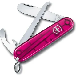 Hot Couteaux My First + Scie Rose Translucide Vaisselle Camping