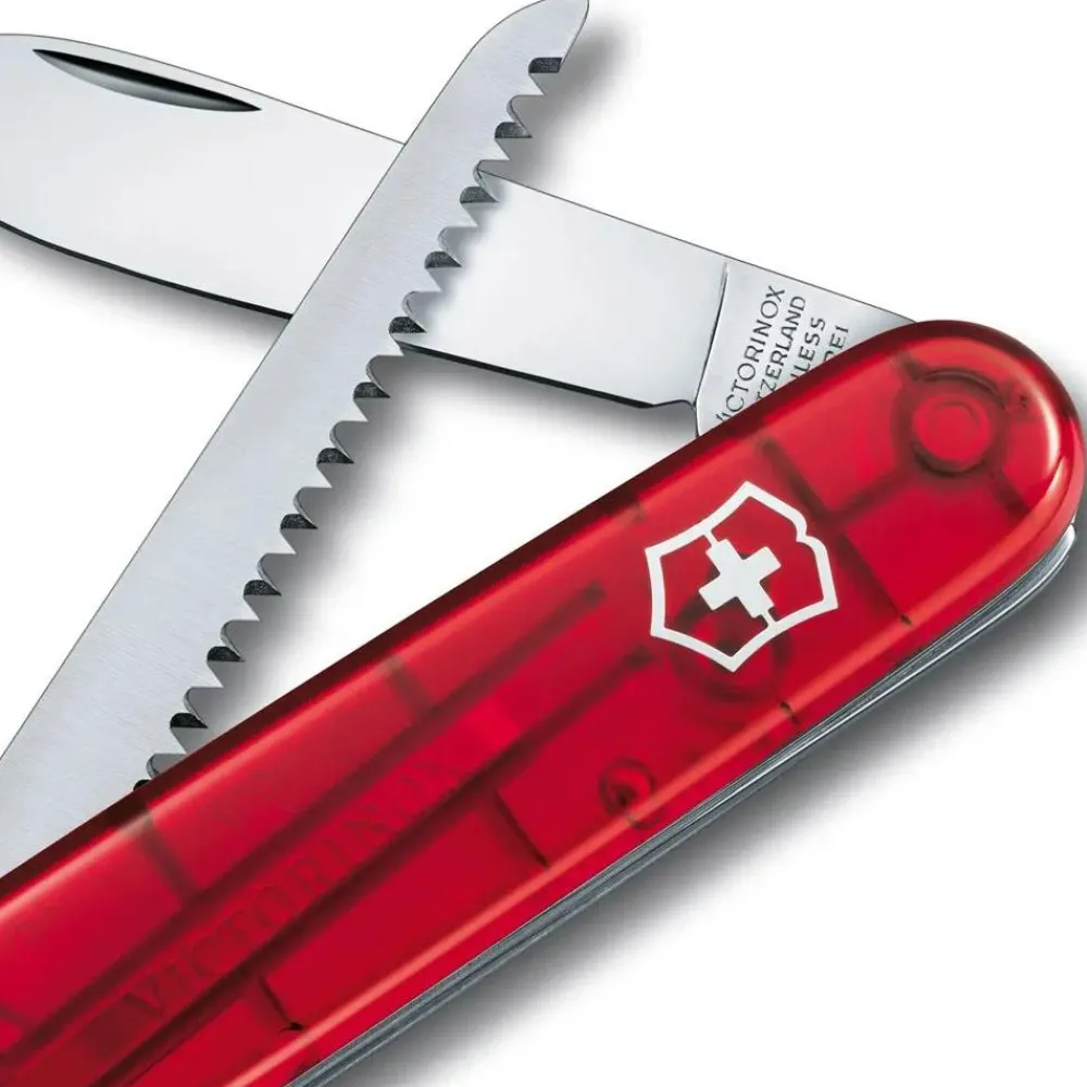 Vaisselle Camping<Victorinox Couteaux My First + Scie Red Translucide