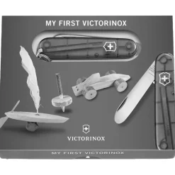 Vaisselle Camping<Victorinox Couteaux My First + Scie Red Translucide