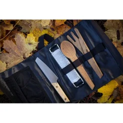 Discount Couverts Campfire Prep Set Black Brown Vaisselle Camping