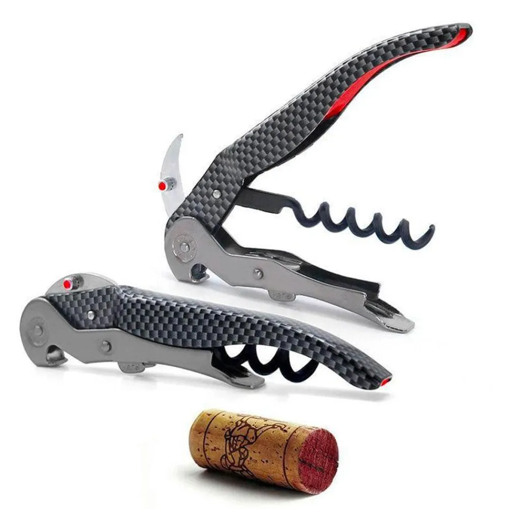 New Couverts Sommelier Pulltex Clickcut Monza Grey Red Vaisselle Camping