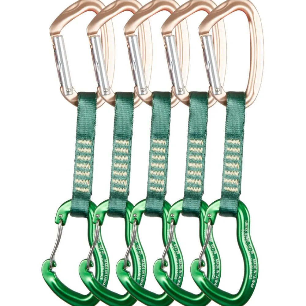 Outlet Dégaine Zest Quickdraw 11cm (Pack of 5) Matt Green Dégaine