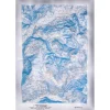 Carte 3D<Deniveles Domaine Espace Diamant Les Saisies + Cadre
