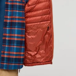 Clearance Doudoune Fuego Down Hooded Jacket Nutmeg Stripes Homme Doudoune Homme|Blouson - Parka