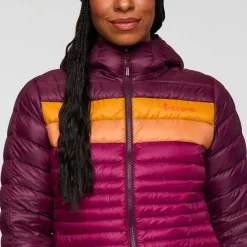 Sale Doudoune Fuego Down Hooded Jacket W Blackberry and Jam Femme Doudoune Femme|Veste De Ski