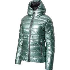 Outlet Doudoune Reputable II Duck Green Metal Femme Doudoune Femme|Veste De Ski