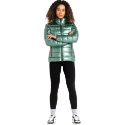 Outlet Doudoune Reputable II Duck Green Metal Femme Doudoune Femme|Veste De Ski