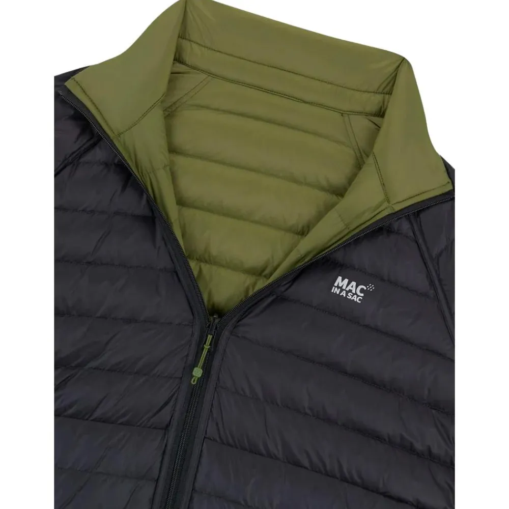 Doudoune Homme|Veste De Ski<MAC IN A SAC Doudoune Polar Men Khaki Black