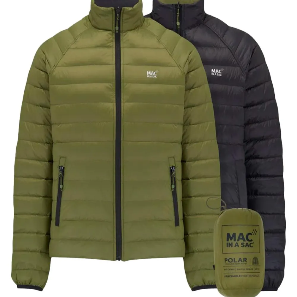 Doudoune Homme|Veste De Ski<MAC IN A SAC Doudoune Polar Men Khaki Black
