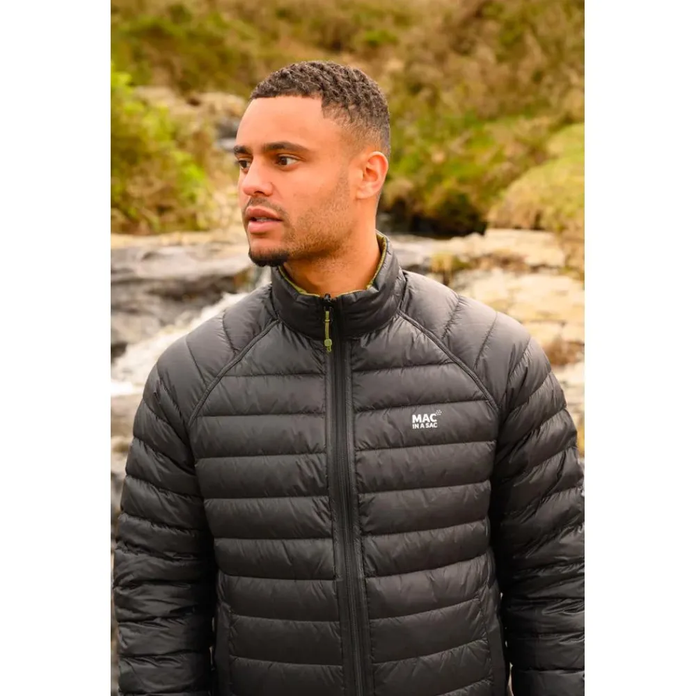 Doudoune Homme|Veste De Ski<MAC IN A SAC Doudoune Polar Men Khaki Black