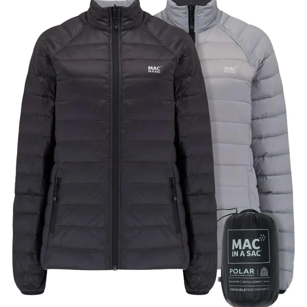 Veste De Ski|Doudoune Femme<MAC IN A SAC Doudoune Polar Women Black Grey
