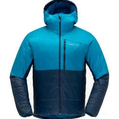 Doudoune Homme|Doudoune Alpinisme<Norrona Doudoune Falketind Thermo60 Hood M's Haiwaiian Surf indigo