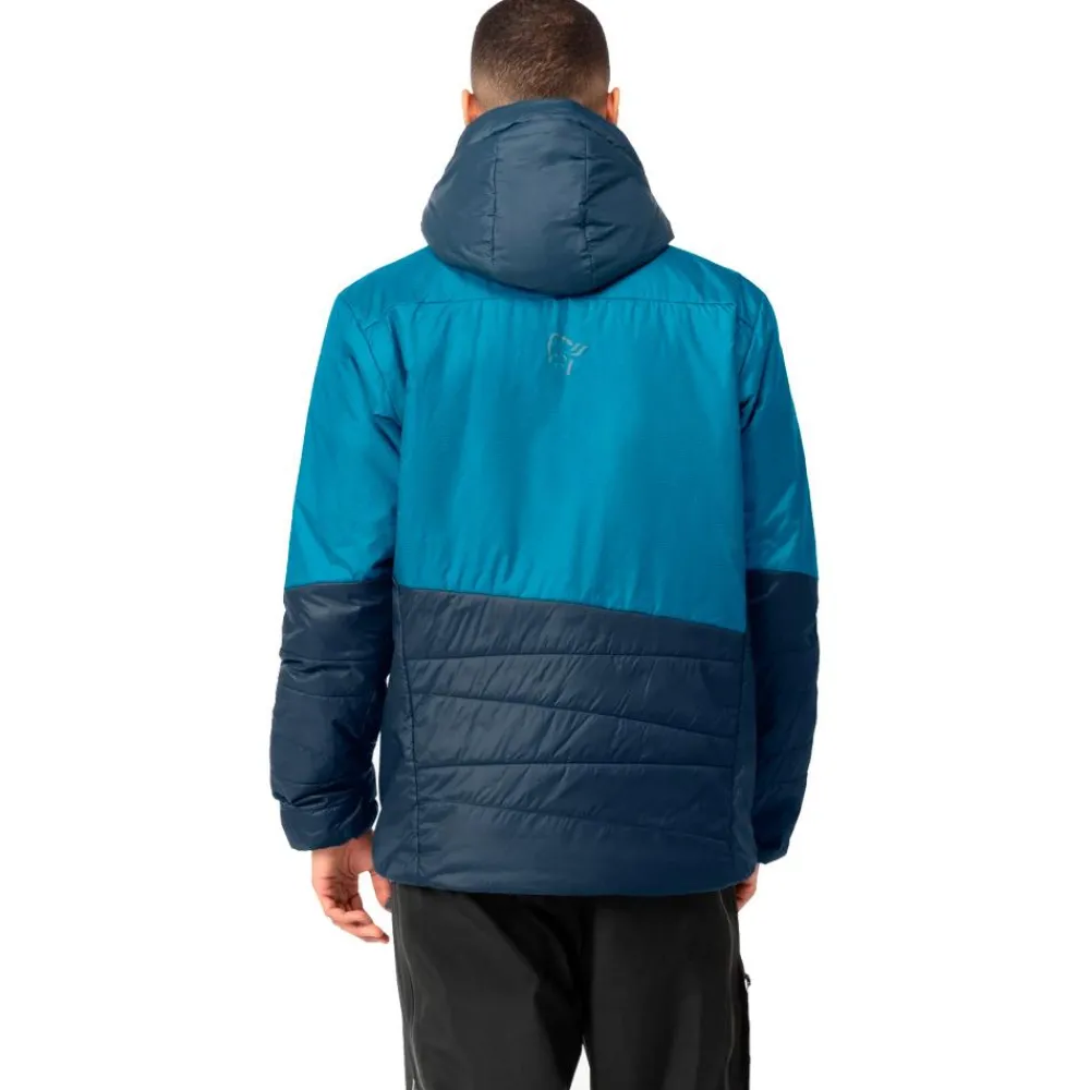 Doudoune Homme|Doudoune Alpinisme<Norrona Doudoune Falketind Thermo60 Hood M's Haiwaiian Surf indigo