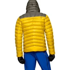 Sale Doudoune Lyngen Down850 Hood Golden Palm Homme Veste De Ski|Doudoune Homme