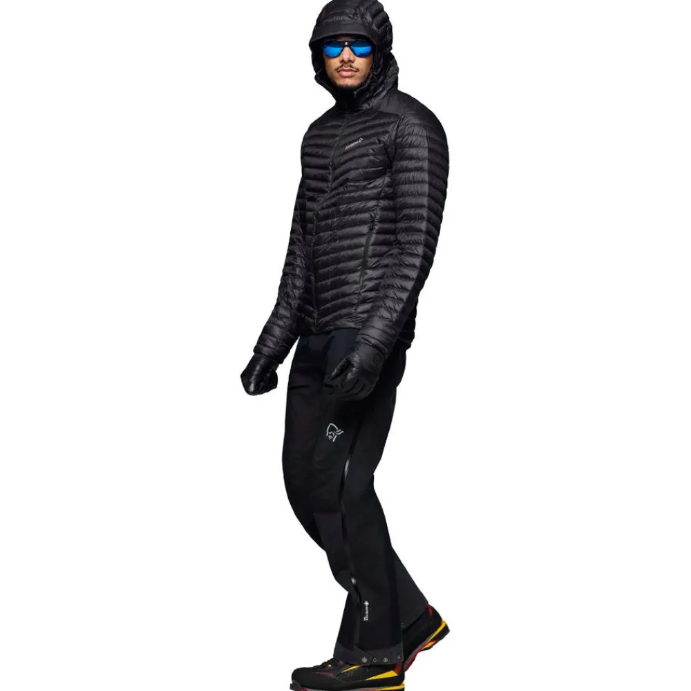 Doudoune Homme|Doudoune Alpinisme<Norrona Doudoune Trollveggen Down 800 Super Light Hood Caviar Black