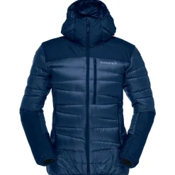 Doudoune Femme|Veste De Ski<Norrona Doudoune Women's Falketind Down750 Hood Indigo Night
