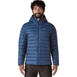Veste De Ski|Doudoune Homme<Patagonia Doudoune Down Sweater Hoody M's Clement Blue