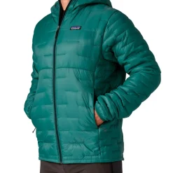 Discount Doudoune Micro Puff Hoody M's Cascade Green Homme Veste De Ski|Doudoune Homme