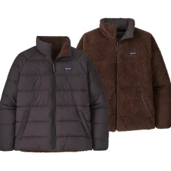 Doudoune Homme|Veste De Ski<Patagonia Doudoune M's Reversible Silent Down Jacket Ink Black