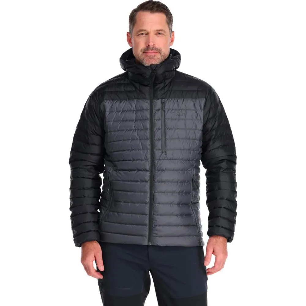 Doudoune Homme|Doudoune Alpinisme<RAB Doudoune Microlight Alpine Jkt Black Graphene