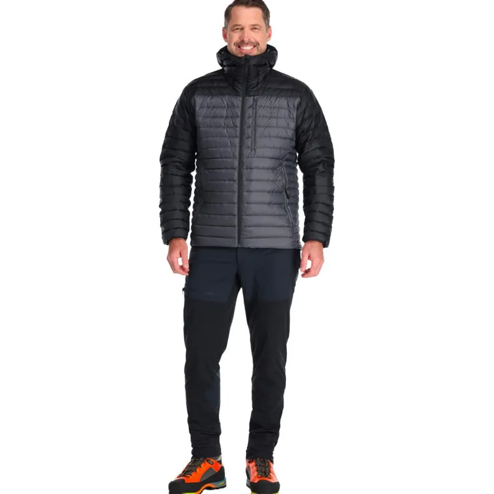 Doudoune Homme|Doudoune Alpinisme<RAB Doudoune Microlight Alpine Jkt Black Graphene