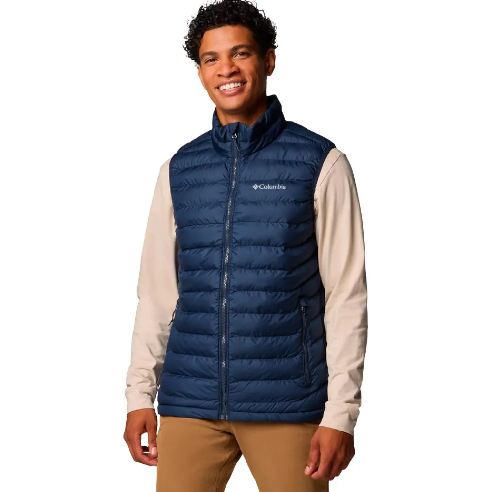 Online Doudoune Sans Manche Powder Lite II Vest Blue Homme Veste De Ski|Doudoune Homme