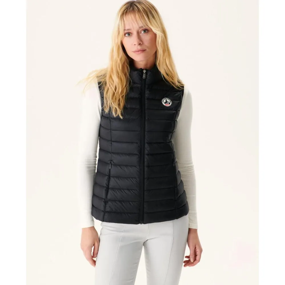 Outlet Doudoune Sans Manche Seda Noos Noir Femme Blouson - Parka|Doudoune Femme