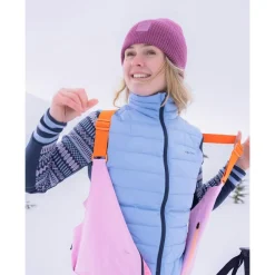New Doudoune Sans Manche Emilie Down Vest Iris Femme Veste De Ski|Doudoune Femme