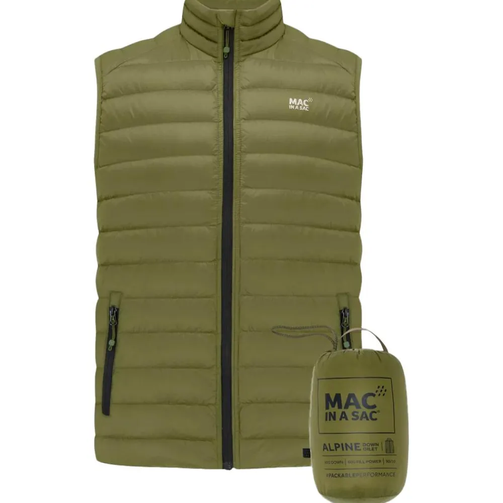 Veste De Ski|Doudoune Homme<MAC IN A SAC Doudoune Sans Manche Alpine Men Khaki