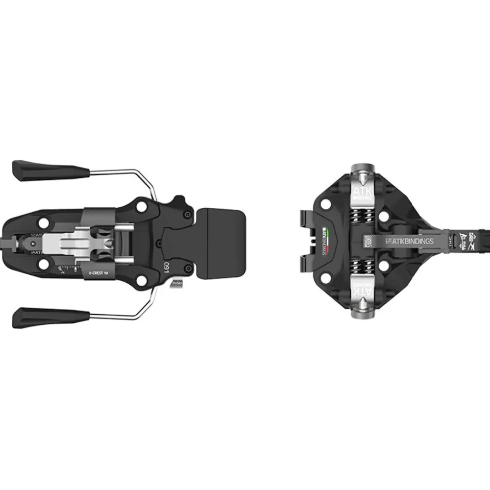 Sale Fix Randonnée V-Crest 10 91mm Black Titanium Fixations À Insert