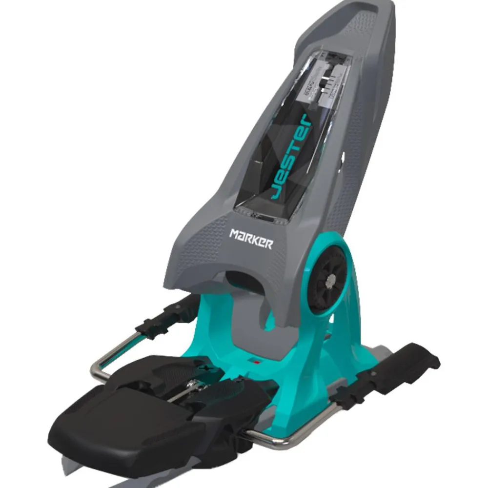 Fixations Freeski<Marker Fix Ski Jester 16 110mm Gray Turquoise