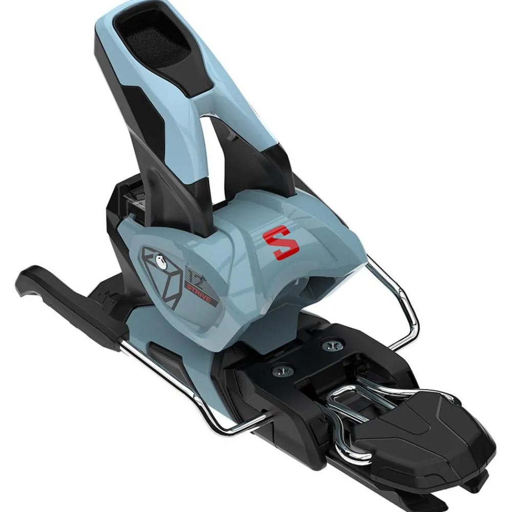 Fixations Freeski<Salomon Fix Ski Strive 12 Gw Ice Aqua Black Grenadine L100