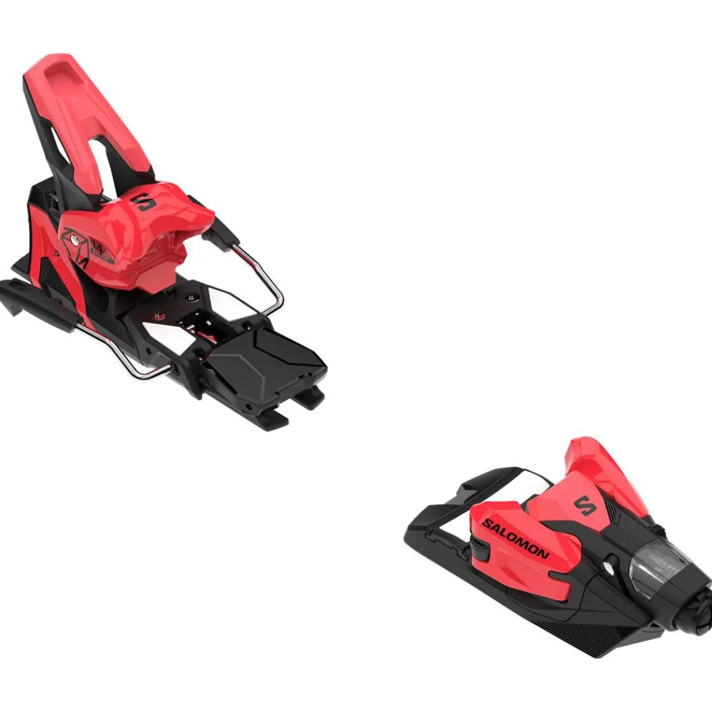 Fixations Freeski<Salomon Fix Ski Strive 14 Gw Fusion Coral Black D115