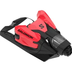 Fixations Freeski<Salomon Fix Ski Strive 14 Gw Fusion Coral Black D115