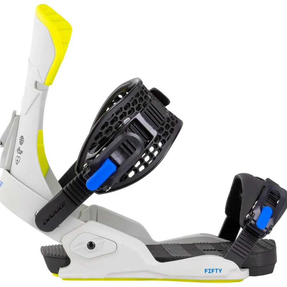 Clearance Fix Snowboard Fifty Grey Lime Chaussage Classique