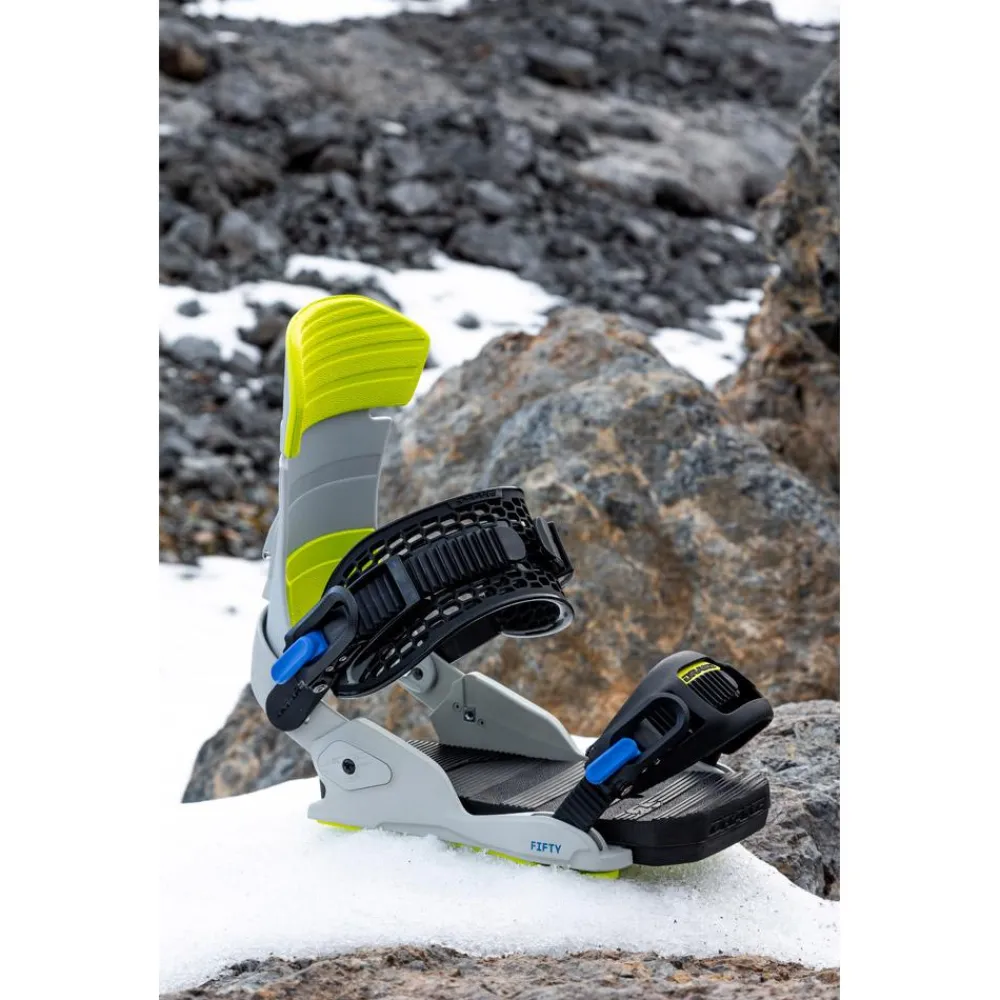 Clearance Fix Snowboard Fifty Grey Lime Chaussage Classique