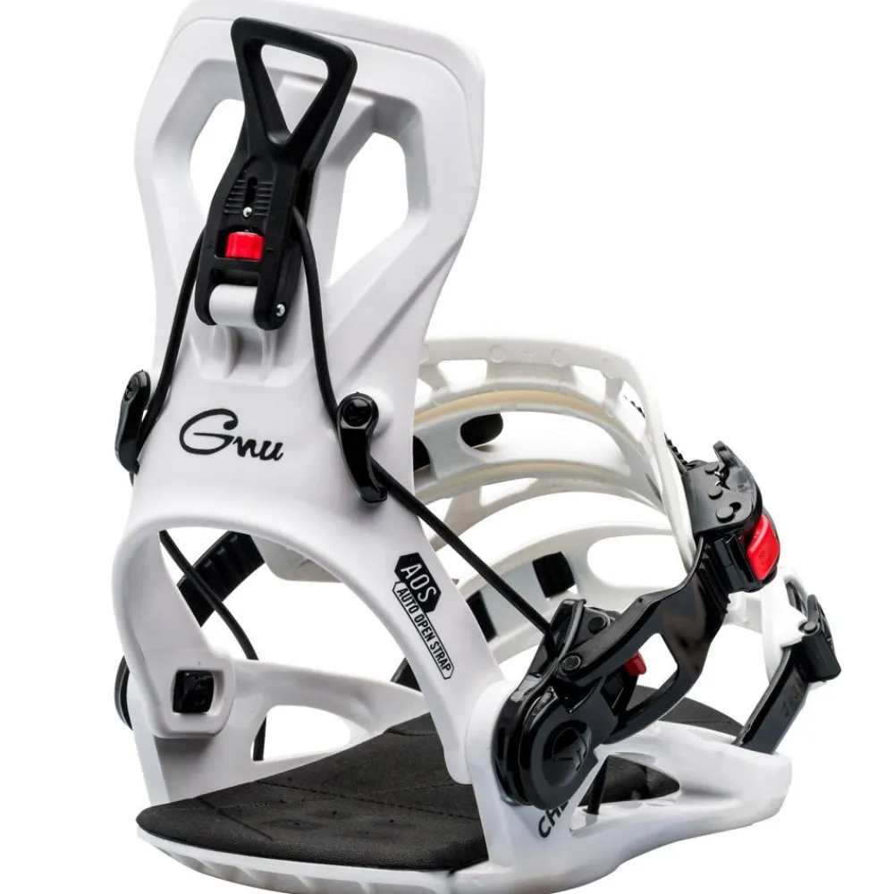 Chaussage Rapide<Gnu Fix Snowboard Cheeter White