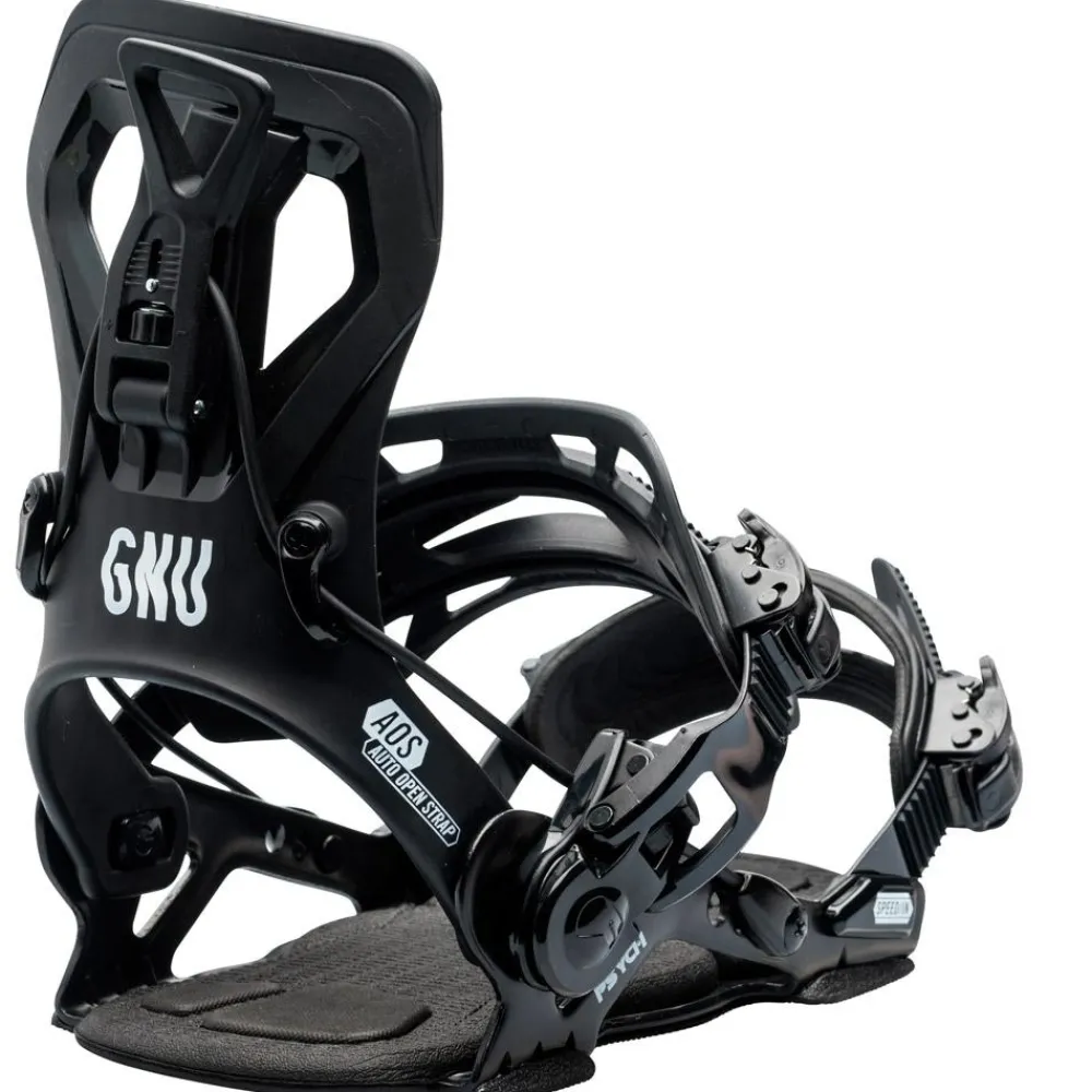 Chaussage Rapide<Gnu Fix Snowboard Psych Black