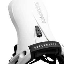 New Fix Snowboard Supermatic Lt White Chaussage Rapide